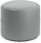 Jaxx Spring Outdoor Ottoman/Side Table, Premium Sunbrella, Granite