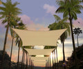 Amgo 14' x 14' x 19.8' Beige Right Triangle Sun Shade Sail UPF50+ Canopy Awning AGSLT, 95% UV Blockage, Water & Air Permeable, 200GSM Heavy Duty Commercial Series(We Make Custom Sizes)