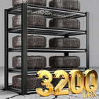 REIBII Garage Shelving 3200LBS, 5-Tier Storage Shelves, Adjustable Industrial Metal Shelving Unit for Garage, Basement, Pantry, Warehouse,Commercial, 36" W x 16" D x 72" H, 3 Pack