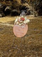 Artificial Flowers Swag Set, 40-Inch Champagne Silk Wedding Arch Florals