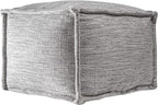nuLOOM Sofia Casual Solid Indoor/Outdoor Filled Ottoman Pouf 14" x 20" x 20"