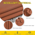 NICETOWN Blackout Burnt Orange Curtain & Drape - Room Darkening Light Blocking Window Treatment for Living Room, W52 x L84, 1 Panel