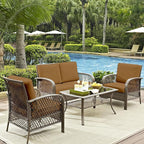 Cushion Covers 12-Pack Camel Stretch Patio Cushion Slipcovers