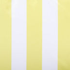 Sun Zero Valencia 2-Pack Cabana Stripe Indoor/Outdoor UV Protectant Energy Efficient Grommet Curtain Panel Pair, Yellow, 54" x 108