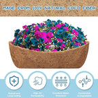 Riare 2 Pack 48 Inch Trough Coco Coir Liners for Planters, Pre-Formed Coconut Coir Replacement Liner Natural Coco Fiber Window Box Liners for Wall Planter, Window Basket Deck Railing Planter