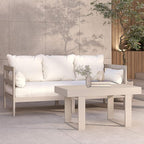 Milliard Outdoor Sofa Patio Furniture Set, Modern Wood Couch with Cushions and Coffee Table, 74 Inch (Grey)