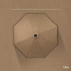 Best Choice Products 10ft Solar Polyester LED Lighted Patio Umbrella w/Tilt Adjustment and UV-Resistant Fabric