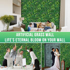 Artificial Boxwood Hedge Panels, 12 Pieces 20x20 Inch HDPE Greenery
