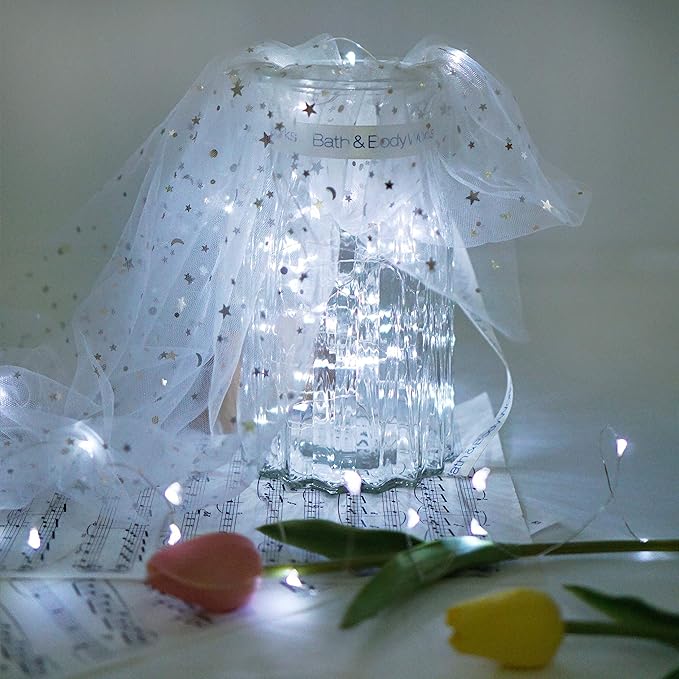 Indoor String Lights for Wine Bottles, 8 Pack Cool White Solar