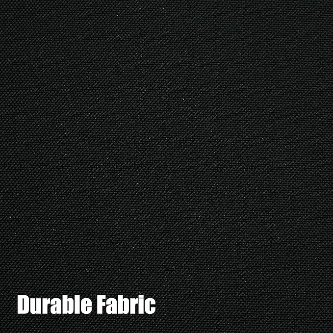 BONZER Waterproof Indoor/Outdoor Curtains for Patio Thick Privacy Wide Grommet Curtains for Bedroom, Living Room, Porch, Pergola, Cabana, 1 Panel, 110W x 95L inch, Black