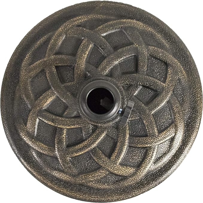 BACKYARD EXPRESSIONS PATIO · HOME · GARDEN 911554 21 Pound Umbrella Base, Bronze