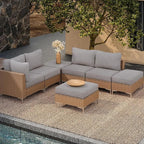 Sofa Cushion Covers, Stretch Fit Outdoor, Multi-Piece Set