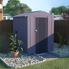 VEIKOU 4' x 4' Outdoor Storage Shed - Image 2