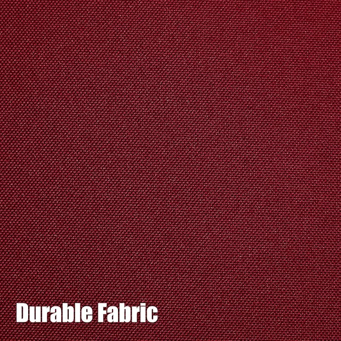 BONZER Waterproof Indoor/Outdoor Curtains for Patio Thick Privacy Grommet Curtains for Bedroom, Living Room, Porch, Pergola, Cabana, 1 Panel, 54W x 84L inch, Red