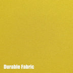 BONZER Waterproof Indoor/Outdoor Curtains for Patio Thick Privacy Grommet Curtains for Bedroom, Living Room, Porch, Pergola, Cabana, 1 Panel, 54W x 84L inch, Yellow