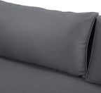 Merax 67.5" Outdoor Patio Daybed 3 Seater Sofa Bed,Acacia Wood Frame with Rattan Arm,Cushion & Pillow for Garden