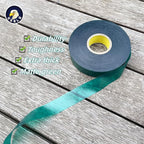 8 mil Extra Thick 150 Feet x 1'' Stretch Plant Tie Tape, Garden Tie Tape for Planting and Grafting, Plant Ribbon for Tomatoes, Grapes and Trees, Green Tie Tape, Garden Stake for Vinyard